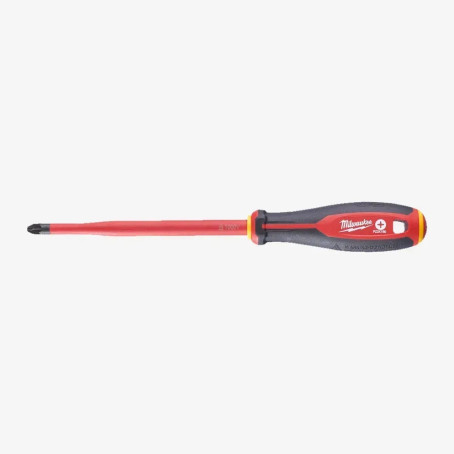 Отвертка VDE диелектрическая MILWAUKEE PZ3х150мм Отвертка VDE диелектрическая MILWAUKEE PZ3х150мм