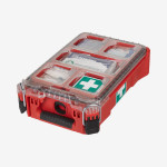 Органайзер компактный тонкий PACKOUT MILWAUKEE, аптечка DIN 13157