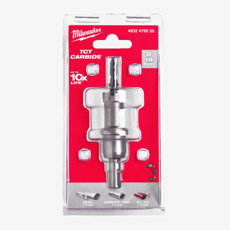 Коронка Holesaw TCT MILWAUKEE, Ø19мм Коронка Holesaw TCT MILWAUKEE, Ø19мм