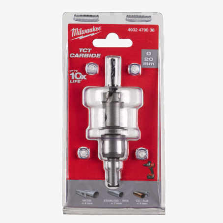 Коронка Holesaw TCT MILWAUKEE, Ø20мм Коронка Holesaw TCT MILWAUKEE, Ø20мм