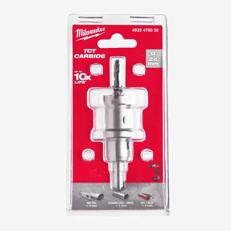 Коронка Holesaw TCT MILWAUKEE, Ø24мм Коронка Holesaw TCT MILWAUKEE, Ø24мм