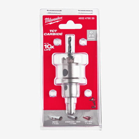 Коронка Holesaw TCT MILWAUKEE, Ø25мм Коронка Holesaw TCT MILWAUKEE, Ø25мм