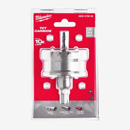 Коронка Holesaw TCT MILWAUKEE, Ø44мм Коронка Holesaw TCT MILWAUKEE, Ø44мм