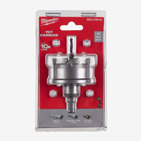 Коронка Holesaw TCT MILWAUKEE, Ø54мм Коронка Holesaw TCT MILWAUKEE, Ø54мм