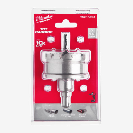Коронка Holesaw TCT MILWAUKEE, Ø60мм Коронка Holesaw TCT MILWAUKEE, Ø60мм