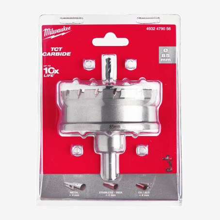 Коронка Holesaw TCT MILWAUKEE, Ø85мм