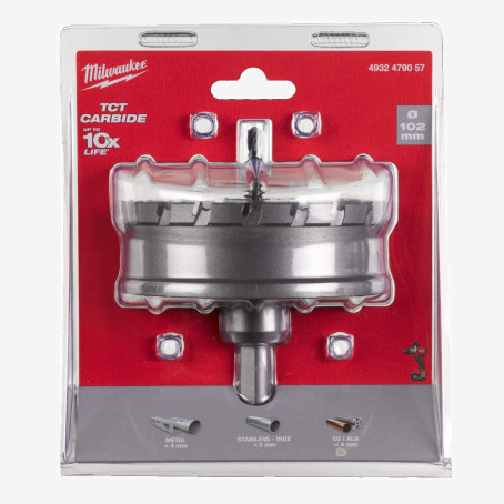 Коронка Holesaw TCT MILWAUKEE, Ø102мм