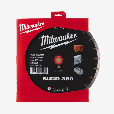 Диск алмазный MILWAUKEE SUDD 350, Ø350мм
