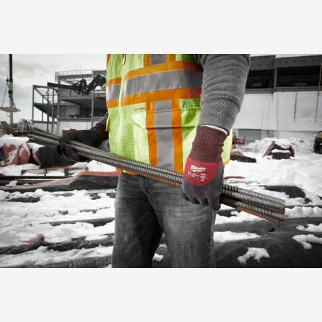 Перчатки MILWAUKEE с сопротивлением порезам 5/E уровня, зимние, 8/M, (12шт)