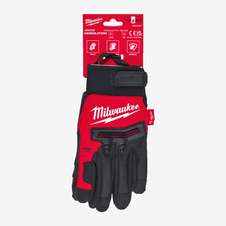Перчатки MILWAUKEE с защитой от удара, зимние, 9/L