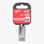 Головка хромированная метрическая 1/2'' MILWAUKEE, 12мм