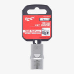 Головка хромированная метрическая 1/2'' MILWAUKEE, 13мм