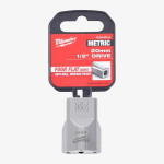 Головка хромированная метрическая 1/2'' MILWAUKEE, 20мм Головка хромированная метрическая 1/2'' MILWAUKEE, 20мм