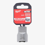 Головка хромированная метрическая 1/2'' MILWAUKEE, 21мм