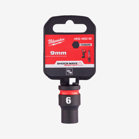Головка ShW 3/8'' STD MILWAUKEE, 9мм Головка ShW 3/8'' STD MILWAUKEE, 9мм