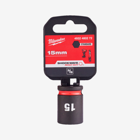 Головка ShW 3/8'' STD MILWAUKEE, 15мм Головка ShW 3/8'' STD MILWAUKEE, 15мм