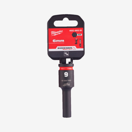 Головка ShW 3/8'' SKT MILWAUKEE удлиненная, 6мм