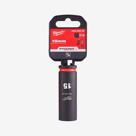 Головка ShW 3/8'' SKT MILWAUKEE удлиненная, 15мм