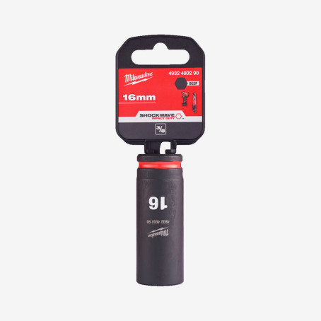 Головка ShW 3/8'' SKT MILWAUKEE удлиненная, 16мм