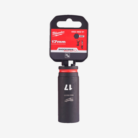 Головка ShW 3/8'' SKT MILWAUKEE удлиненная, 17мм