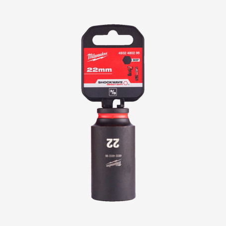 Головка ShW 3/8'' SKT MILWAUKEE удлиненная, 22мм