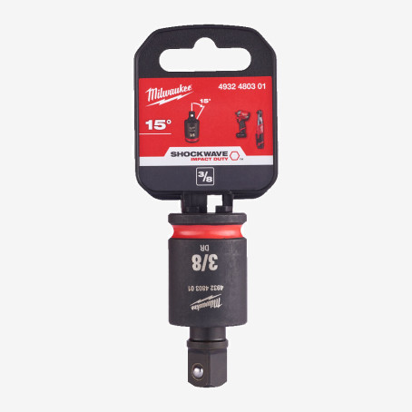 Перехідник шарнірний для головок ShW 3/8'' MILWAUKEE