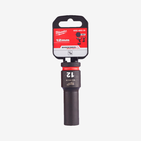 Головка ShW 1/2'' SKT MILWAUKEE удлиненная, 12мм
