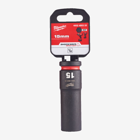 Головка ShW 1/2'' SKT MILWAUKEE удлиненная, 15мм