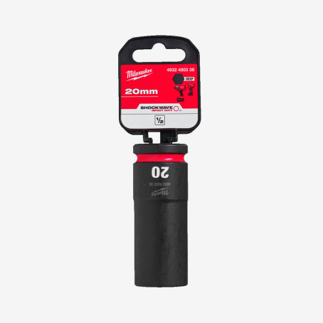 Головка ShW 1/2'' SKT MILWAUKEE удлиненная, 20мм