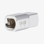 Переходник для головок хромированний MILWAUKEE с 1/4'' на 3/8''