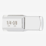 Переходник для головок хромированний MILWAUKEE с 1/4'' на 3/8''
