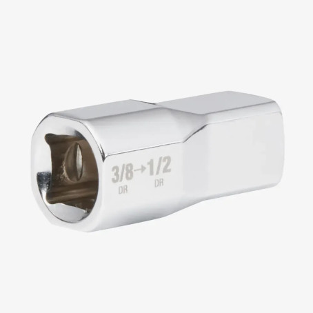 Переходник для головок хромированний MILWAUKEE с 3/8'' на 1/2''