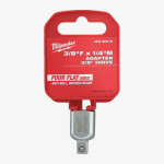 Переходник для головок хромированний MILWAUKEE с 3/8'' на 1/4''