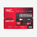 Ложемент для ящика з висувними відсіками PACKOUT MILWAUKEE з головками 1/2" (70 шт.)