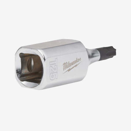 Головка торцевая хромированная MILWAUKEE с битой TORX, TX25