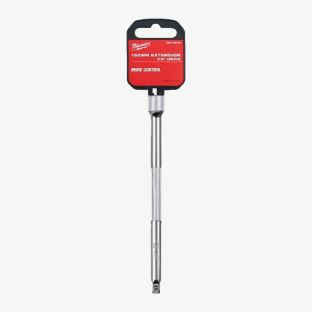 Удлинитель для головок хромированний MILWAUKEE 1/4'', 152мм