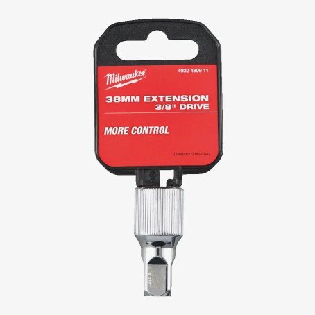 Удлинитель для головок хромированний MILWAUKEE 3/8'', 38мм