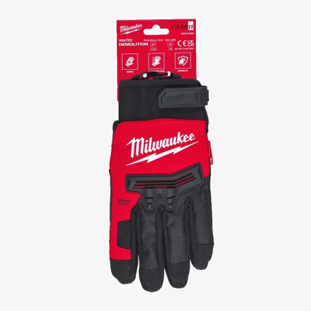 Перчатки MILWAUKEE с защитой от удара, зимние, 12/XXXL Перчатки MILWAUKEE с защитой от удара, зимние, 12/XXXL