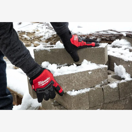 Перчатки MILWAUKEE с защитой от удара, зимние, 12/XXXL Перчатки MILWAUKEE с защитой от удара, зимние, 12/XXXL