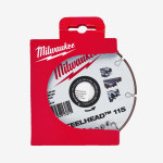Диск алмазный Speedcross Steelhead 115 MILWAUKEE, Ø115мм, по металлу