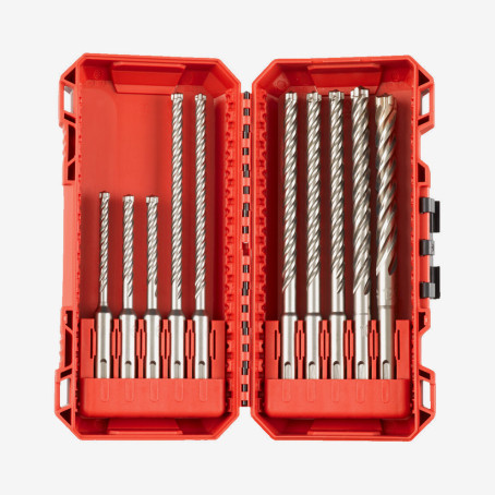 Набір бурів SDS-PLUS MX4 MILWAUKEE, (10шт)