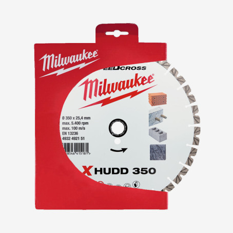 Диск алмазный Speedcross MILWAUKEE XHUDD 350, Ø350мм