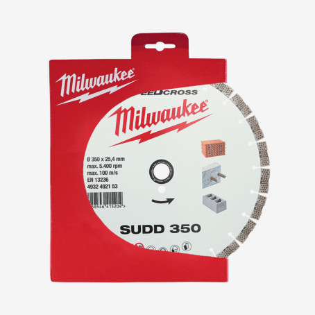 Диск алмазний Speedcross MILWAUKEE SUDD 350, Ø350мм