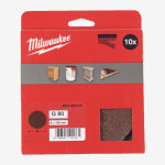 Круг шлифовальный 6 отв. MILWAUKEE, HL Ø150мм, зерно 80, (10шт)