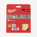Круг шлифовальный MILWAUKEE HP 6 отв. H&L, Ø150мм, зерно 80, (10шт) Круг шлифовальный MILWAUKEE HP 6 отв. H&L, Ø150мм, зерно 80, (10шт)