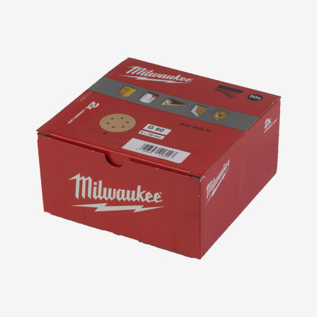 Круг шлифовальный MILWAUKEE HP 6 отв. H&L, Ø150мм, зерно 60, (50шт) Круг шлифовальный MILWAUKEE HP 6 отв. H&L, Ø150мм, зерно 60, (50шт)