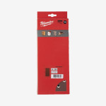 Бумага шлифовальная MILWAUKEE 14 отв. H&L, 115х230мм, зерно 180, (10шт)