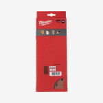 Бумага шлифовальная MILWAUKEE 14 отв. H&L, 115х230мм, зерно 240, (10шт)