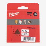 Бумага шлифовальная MILWAUKEE 6 отв. H&L, 93х93х93мм, зерно 60, (10шт) Бумага шлифовальная MILWAUKEE 6 отв. H&L, 93х93х93мм, зерно 60, (10шт)