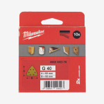 Бумага шлифовальная MILWAUKEE HP 6 отв. H&L, 93х93х93мм, зерно 40, (10шт)